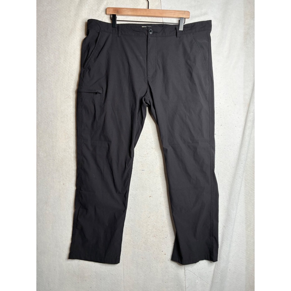 UB Tech Rainier Mens Black Travel Hiking Pants‎ 42x32 YB61701 Stretch Cargo